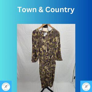 Summer bold print dress with belt and pockets BOHO CHIC SUMMER STYLE